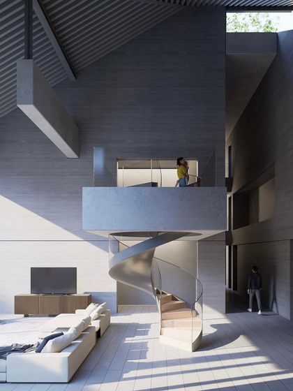 Sculptural Concrete Residences photo 16