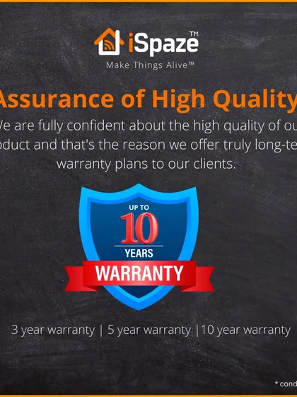 Our assurance of high quality comes from our confidence in our products. We stand by our work with warranty plans of 3, 5, and 10 years.