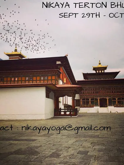 This is the magnificent Punakha Dzong, a cultural and spiritual heart of Bhutan that we explore during our retreat. This image gives you a feel for the unique adventure we offer, blending deep yoga practice with rich cultural immersion. Join us for our next journey from September 29th to October 6th.