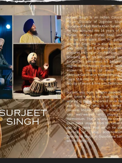 This is a summary of my musical journey, detailing my training in the Punjab Gharana under my Guruji, my educational background, and my beginnings in music.