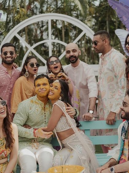 Vibrant Haldi & Mehendi Celebrations photo 52