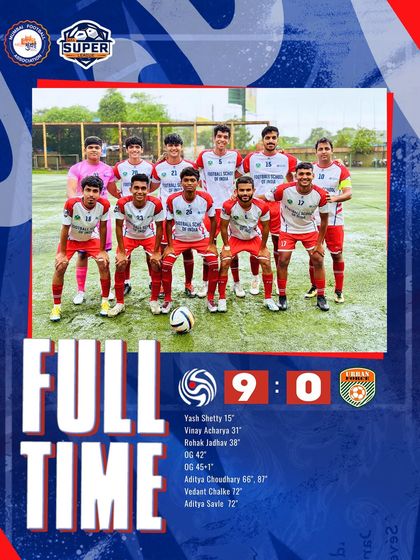 A massive 9-0 win to kick off our season in the Super Division. This result shows the power of unity and our attacking style of play.