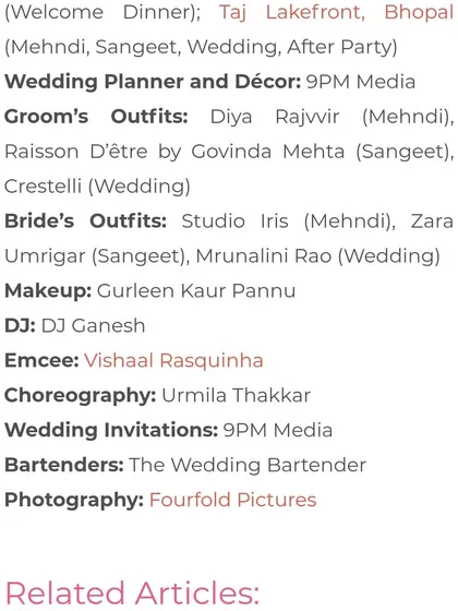 It's always an honor to be recognized for the work we do. This is a feature mentioning my choreography for a beautiful wedding, highlighting the team that brought the event to life.