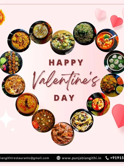 Happy Valentine's Day. Our food is made with love, for you to share with your love.