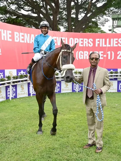 'Shamrock', winner of The H.H. Krishnaraja Wadiyar Cup.