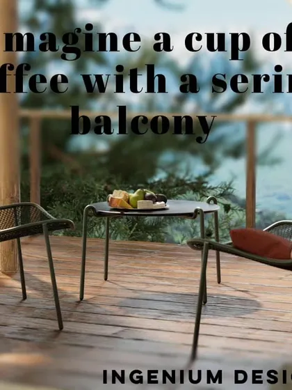 Our goal is to create spaces where you can relax and unwind. We can transform any balcony into a serene spot for your morning coffee, complete with comfortable seating and a beautiful view.