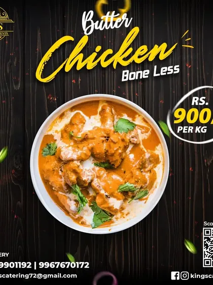For those who prefer boneless, my Butter Chicken is the perfect choice. It's rich, creamy, and utterly delicious.