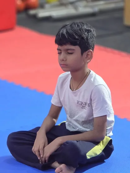 We train the mind just as much as the body. A quiet moment of focus helps our gymnasts build mental strength and resilience, skills that are valuable both on and off the mat.