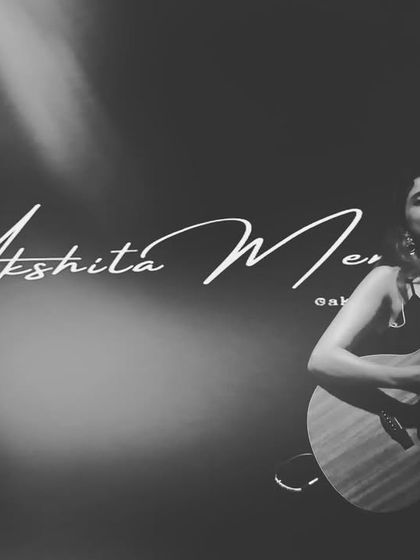 A special graphic created for my performance at a college fest, capturing the excitement of the night.