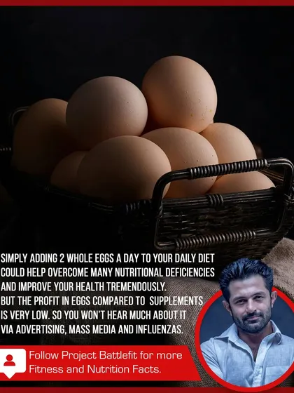 Simply adding two whole eggs to your diet can fix many nutritional deficiencies. But there's no profit in selling you eggs, so mass media will push miracle supplements instead. Stick to the basics.