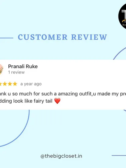 "You made my pre wedding look like a fairy tail." This is exactly what I aim for! I'm so happy that my client loved her outfit and that I could be a part of her special story.