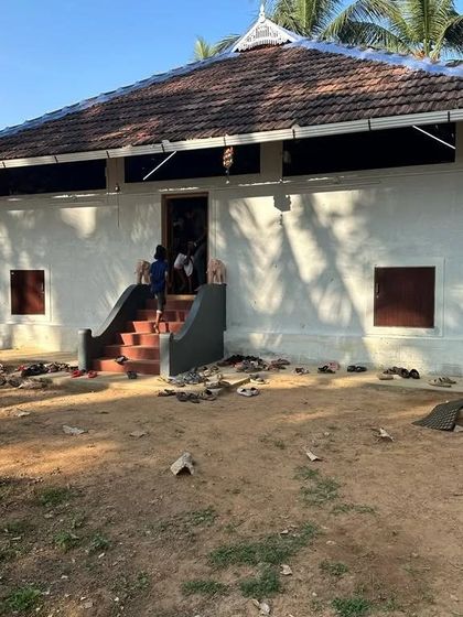The Bodhi Kalari Centre in Alathur, where I attended a workshop on the traditional martial art of Silambam.