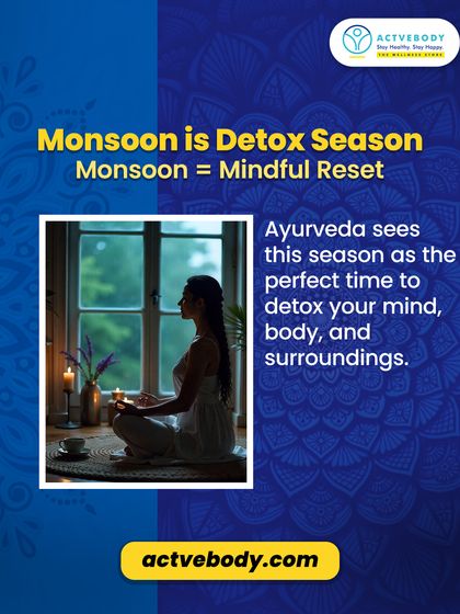 Monsoon is the Perfect Season for a Mindful Detox. In Ayurveda, the monsoon is considered an ideal time to reset your system. The body is more receptive to cleansing practices that detoxify the mind, body, and even your surroundings. I guide clients through gentle, season-appropriate detox plans.
