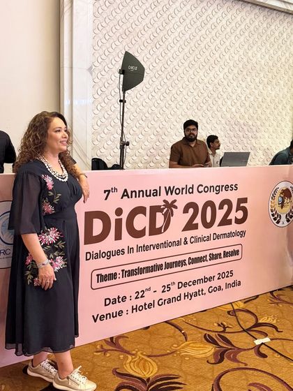 Attending the DiCD 2025 conference in Goa. These events are invaluable for learning, sharing insights, and staying at the forefront of interventional and clinical dermatology.