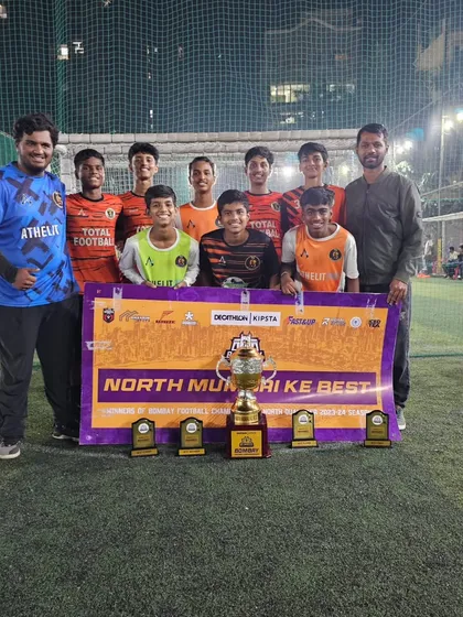 Our U17 team stands tall as champions of the Bombay Championship, capping a dominant performance for TFA.
