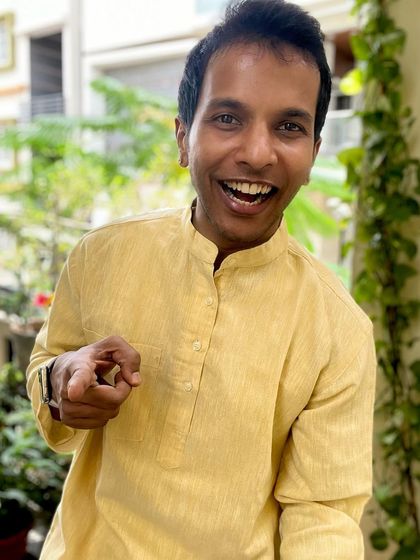 A happy moment during the festival. A joyful mind is a goal of yoga.