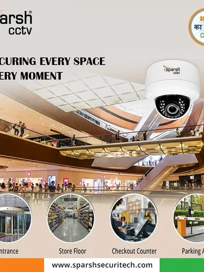 Securing every space, every moment. Our dome cameras are ideal for monitoring various points in a commercial space like a shopping mall, from the entrance and store floor to checkout counters and parking.