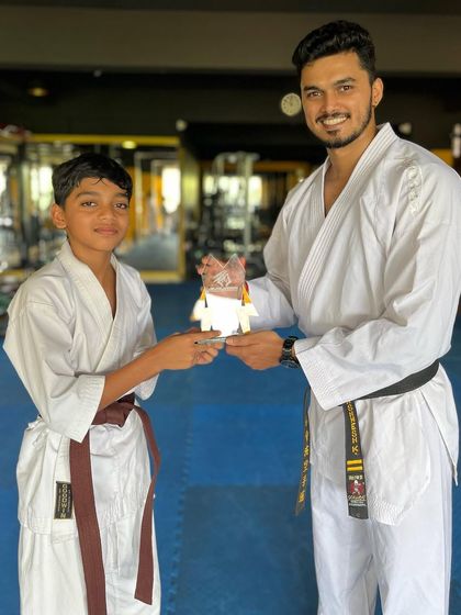 The "Most Fit Award" goes to this student for his outstanding performance in our fitness and conditioning drills.