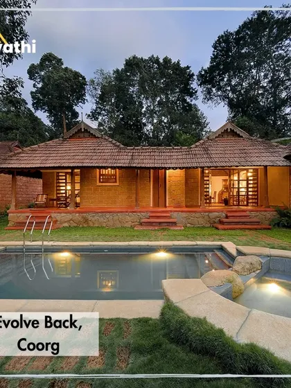 Imagine unwinding here after a day of exploring Coorg's lush coffee plantations. I partner with stunning properties like Evolve Back that offer a perfect blend of luxury and nature, featuring traditional architecture and private pools to make your stay truly special.