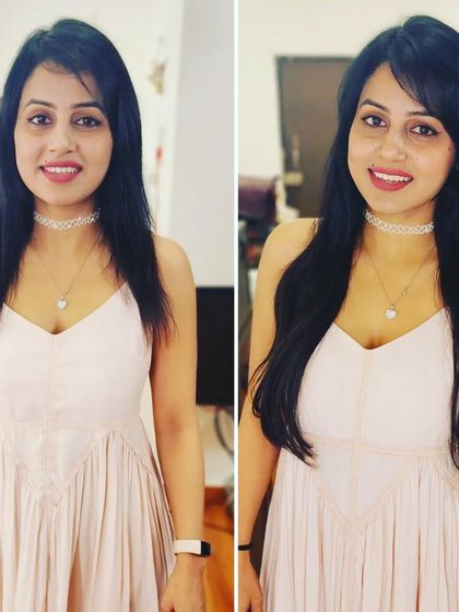 A perfect portrait of a happy client. The extensions look completely natural and give her a celebrity-worthy style.