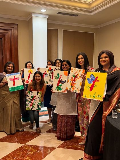 Paint Bar - Corporate Events & Team Building Classic Office Sip & Paint photo 15