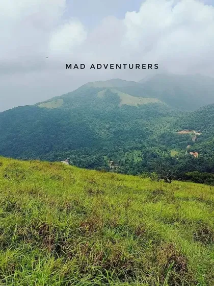 The vast green meadows of Ranipuram, offering a sense of peace and endless space.