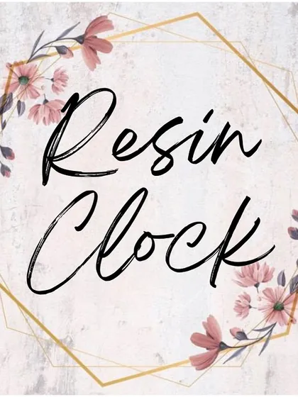 Discover our range of Resin Clocks, available in various sizes and styles to match your home decor.