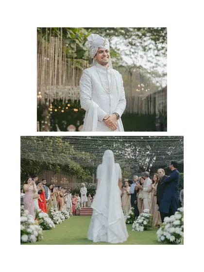 The groom's patient wait and the bride's graceful walk down the aisle. We document both perspectives to build the narrative of this pivotal wedding moment.