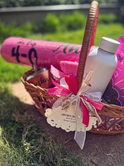 This personalized fitness hamper is the perfect way to make a health-conscious friend feel extra special on their milestone birthday.