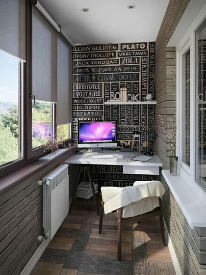Interiors - Balcony Design & Landscaping Balcony Home Offices photo 11