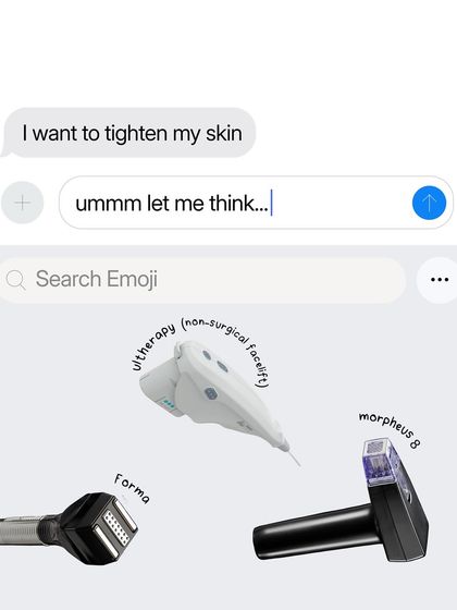 When a client wants to tighten their skin, I have several US FDA-approved options. Depending on their specific needs and goals, I may recommend Forma for a gentle lift, Morpheus8 for deep remodeling, or Ultherapy for a non-surgical facelift.