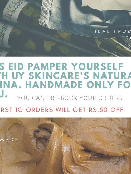 An offer I ran for Eid. I love giving my clients the chance to pamper themselves with natural, handmade henna for special occasions.