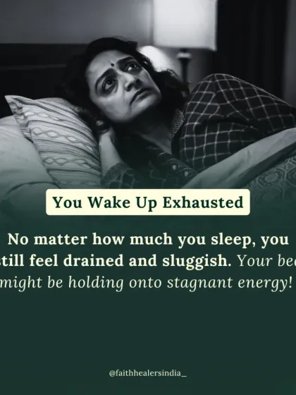 Do you wake up exhausted no matter how much you sleep? Your bed might be holding onto stagnant energy from the day, preventing you from getting truly restorative rest.