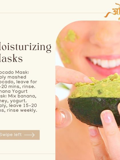 Moisturizing masks are great for winter. Try a mashed avocado mask or a mix of banana, honey, and yogurt to give your skin a weekly boost of hydration.