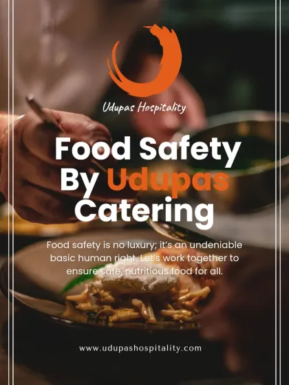 This graphic emphasizes our belief that food safety is a basic right. We are committed to ensuring safe, nutritious food for all our clients through rigorous hygiene and preparation standards.