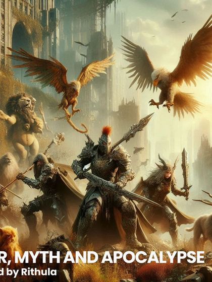 This epic session combined three powerful themes: War, Myth, and Apocalypse. Writers were prompted to create grand-scale stories of mythological battles, the end of the world, and the human struggles within them.