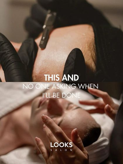 Sometimes, all you need is a quiet moment of self-care. This image perfectly captures that feeling of peace during a facial or a beard trim, where you can just relax and let my experts take care of you.