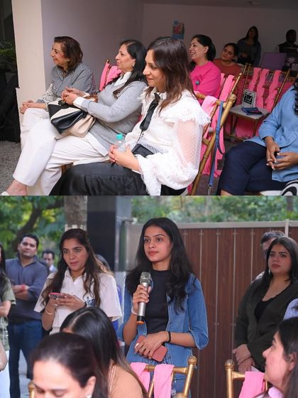 The audience at the Udana Wellness event. It was inspiring to see so many people asking thoughtful questions and engaging in the discussion.