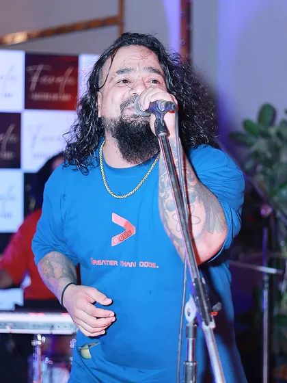 Celebrating our vocalist's birthday. His journey from small gigs to international stages reflects our band's growth. His dedication, talent, and resilience are the reason we are where we are today.
