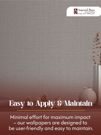 My wallpapers are designed to be easy to apply and maintain. They offer maximum impact for minimal effort, making them a user-friendly choice for anyone looking to quickly upgrade their space.