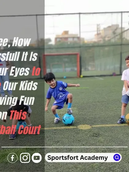 It is blissful to see our kids having fun on the football court. Their smiles and energy motivate us every single day.