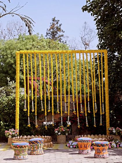 Vibrant Haldi & Mehendi Celebrations photo 63