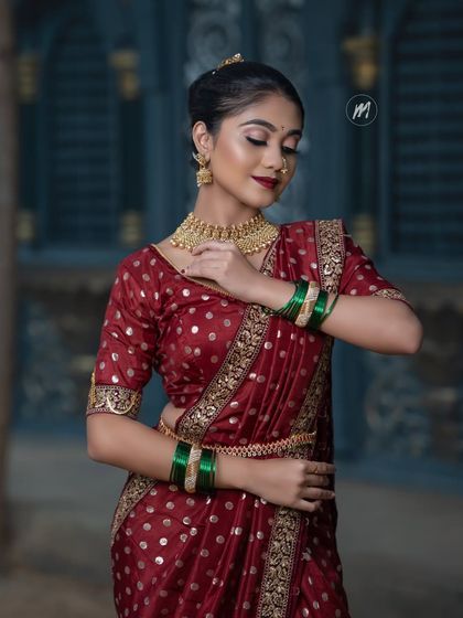 A quiet and elegant pose, showcasing the student's ability to create a mood.