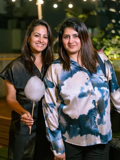 With the wonderful Anita Hassanandani at her mother's 70th birthday bash. We were so happy to add a touch of sweetness to their celebration with our cotton candy.