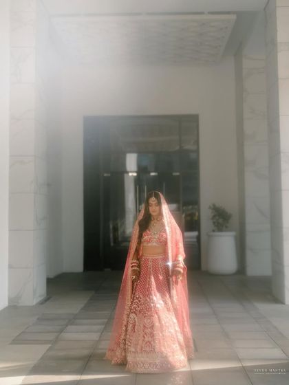 A bride bathed in ethereal light. I love playing with soft, hazy light to create dreamy and romantic portraits that feel almost otherworldly.