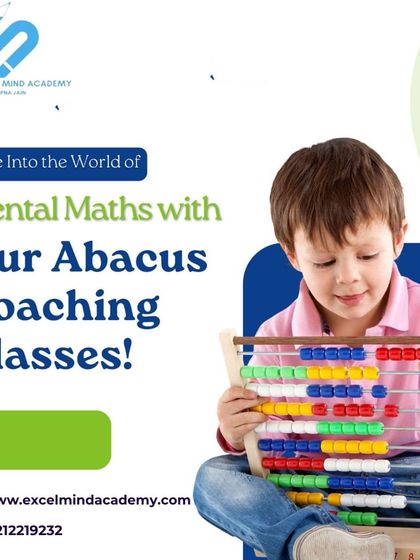 Dive into the world of mental maths with our abacus coaching classes. This image shows a young child exploring a colorful abacus, symbolizing the start of a fun learning journey.