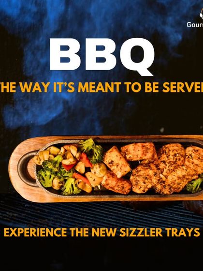We've upgraded our BBQ service with new sizzler trays. Now your tandoori snacks are served audibly sizzling, creating a multi-sensory experience.