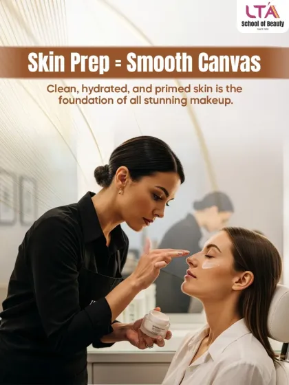 The foundation of any stunning makeup look is flawless skin. Our students learn the art of skin preparation, ensuring the skin is clean, hydrated, and primed to create a smooth canvas that holds makeup beautifully.