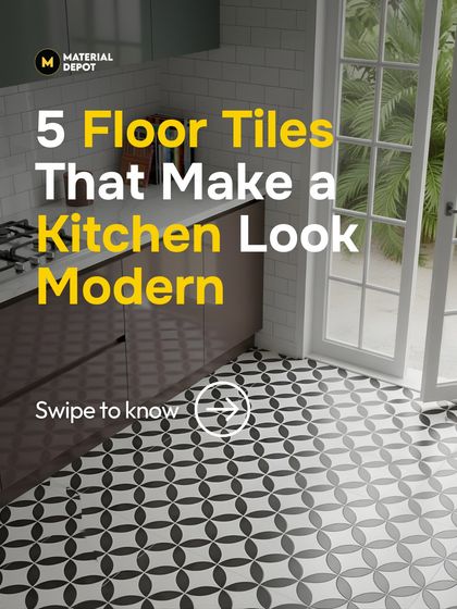 This series explores five floor tile options that can instantly make a kitchen look modern. The right flooring is a game-changer, setting the stage for the entire design of the space.