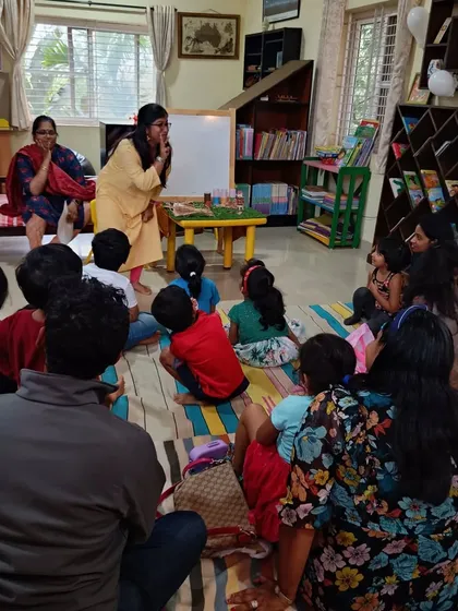 The entire community, young and old, gathers to enjoy timeless tales during our special anniversary event.